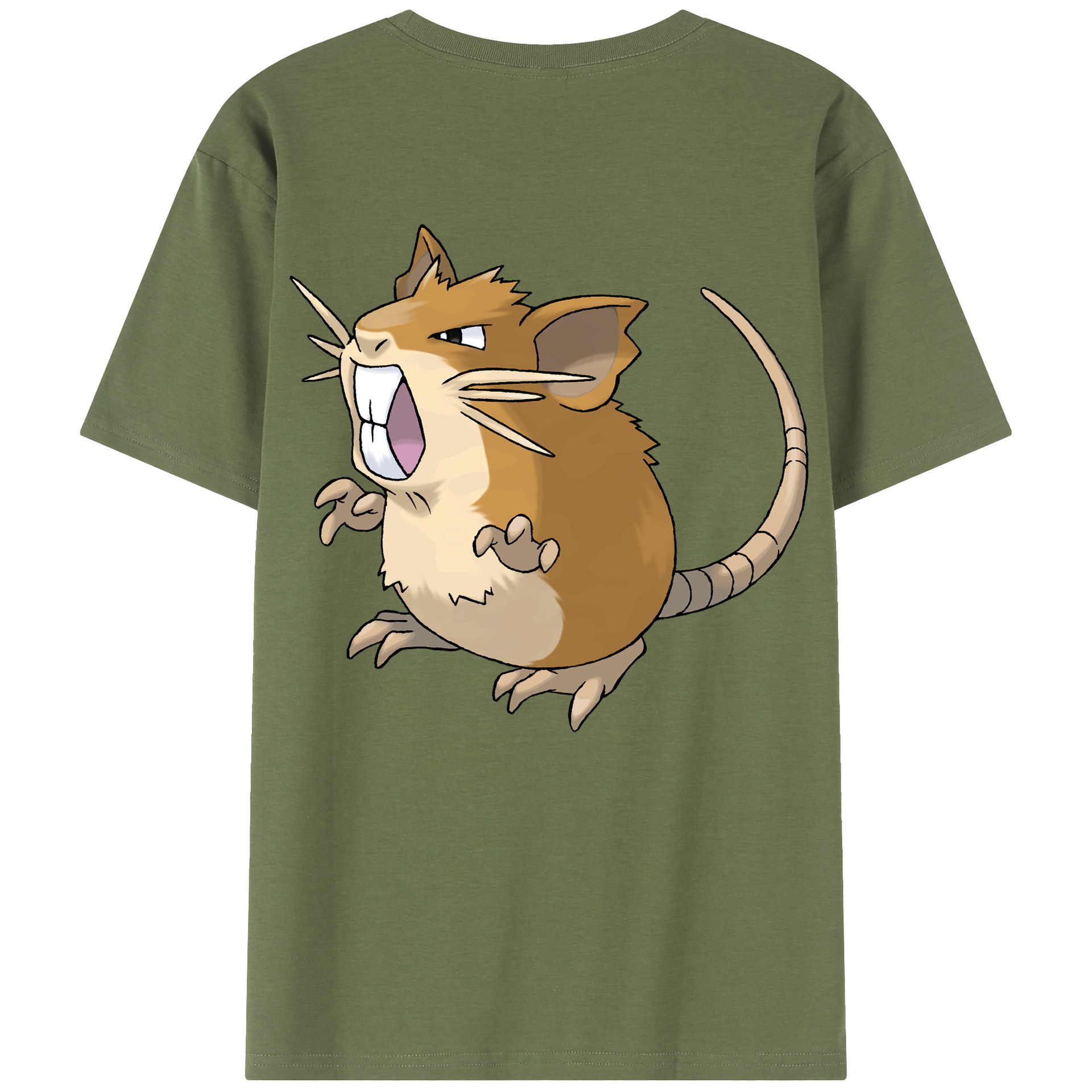 （画像用） ポケットモンスター Pokémon 綿100％半袖Tシャツ（背面プリント）